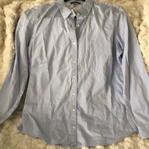 Gap button up dress/ business shirt light blue